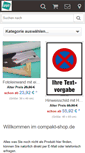 Mobile Screenshot of compakt-shop.de