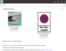 Tablet Screenshot of compakt-shop.de